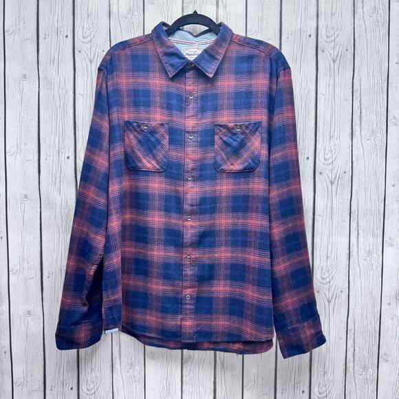 Flag & Anthem Men's Flannel Button Up Shirt Bundle Size X-Large - Picture 2 of 10